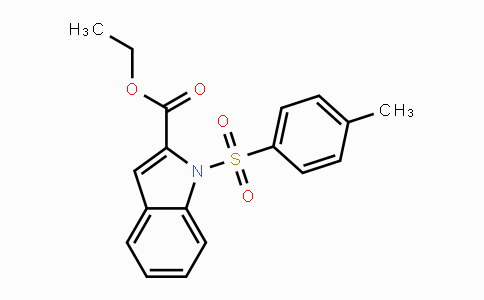 132819-92-2 | 1-(4-Methylphenyl)sulfonyl-1H-indole-2-carboxylic acid ethyl ester