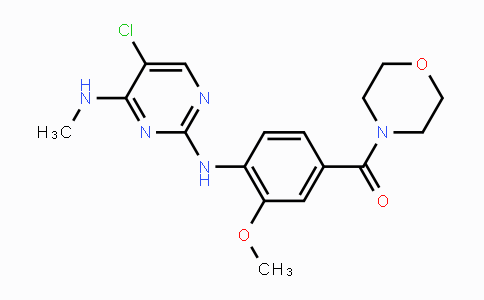 MC455272 | 1351758-81-0 | [4-[[5-氯-4-(甲基氨基)-2-嘧啶基]氨基]-3-甲氧基苯基]-4-吗啉基甲酮