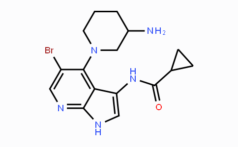MC455284 | 1196541-47-5 | CYCLOPROPANECARBOXAMIDE, N-[4-[(3R)-3-AMINO-1-PIPERIDINYL]-5-BROMO-1H-PYRROLO[2,3-B]PYRIDIN-3-YL]
