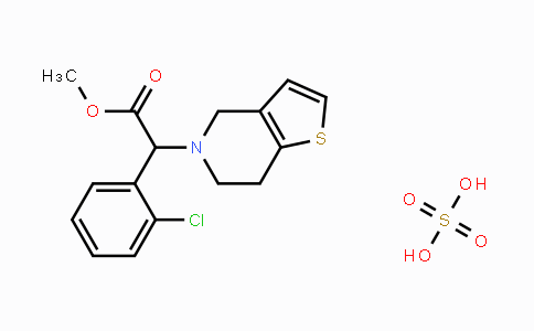 CAS No. 135046-48-9, Clopidogrel bisulfate