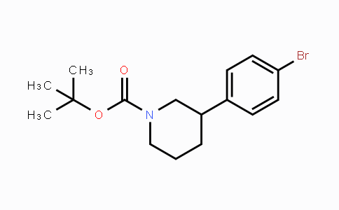 DY455485 | 769944-73-2 | 3-(4-Bromophenyl)piperidine-1-carboxylic acid tert-butyl ester
