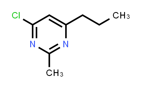 CAS No. 89967-20-4, 4-Chloro-2-methyl-6-propyl-pyrimidine