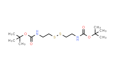 CAS No. 67385-10-8, [2-(2-tert-Butoxycarbonylamino-ethyldisulfanyl)-ethyl]-carbamic acid tert-butyl ester