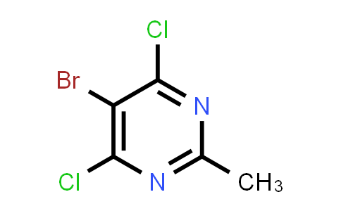 CAS No. 1086376-43-3, 5-Bromo-4,6-dichloro-2-methylpyrimidine