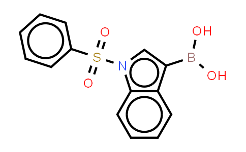 CAS No. 129271-98-3, 1-(苯磺酰基)-3-吲哚硼酸