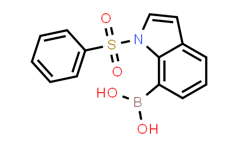CAS No. 1256358-56-1, 1-Benzenesulfonyl-1H-indole-7-boronic acid