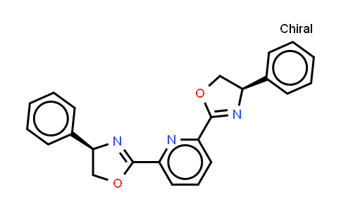 CAS No. 128249-70-7, 2,6-Bis[(4R)-phenyl-2-(oxazolin-2-yl)]pyridine
