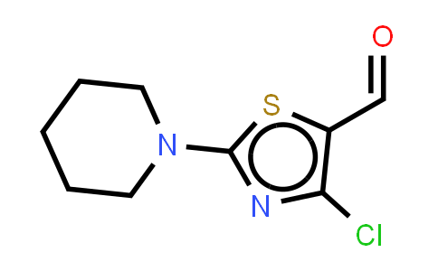 CAS No. 139670-00-1, 4-Chloro-2-(1-piperidino)-5-thiazolecarboxaldehyde