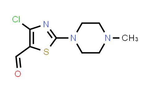 CAS No. 141764-88-7, 4-Chloro-2-(1-methyl-4-piperazinyl)-5-thiazolecarboxaldehyde