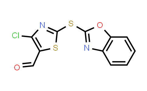MC455739 | 914348-74-6 | 4-Chloro-2-(2-benzoxazolylthio)-5-thiazolecarboxaldehyde