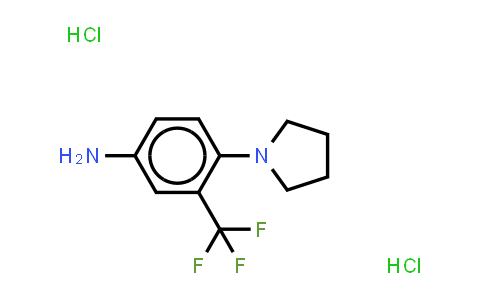 CAS No. 1158215-71-4, 4-(1-Pyrrolidinyl)-3-(trifluoromethyl)bezenamine dihydrochloride
