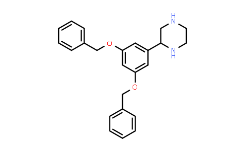 CAS No. 65709-43-5, 2-(3,5-Dibenzyloxyphenyl)piperazine
