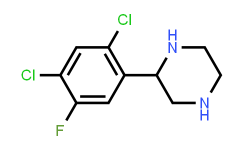 CAS No. 914348-92-8, 2-(2,4-Dichloro-5-fluorophenyl)piperazine