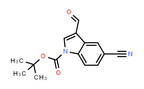 CAS No. 914348-93-9, 5-Cyano-3-formylindole-1-carboxylic acid tert-butyl ester