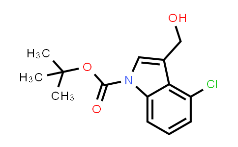 CAS No. 914349-01-2, 4-Chloro-3-hydroxymethylindole-1-carboxylic acid tert-butyl ester