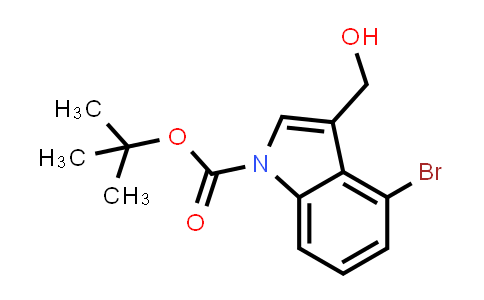 CAS No. 914349-05-6, 4-Bromo-3-hydroxymethylindole-1-carboxylic acid tert-butyl ester