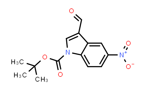 MC455859 | 914349-06-7 | 3-Formyl-5-nitroindole-1-carboxylic acid tert-butyl ester