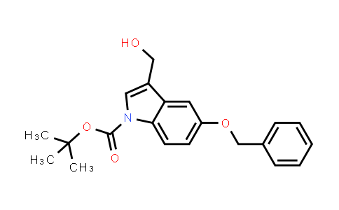 CAS No. 914349-14-7, 5-Benzyloxy-3-hydroxymethylindole-1-carboxylic acid tert-butyl ester