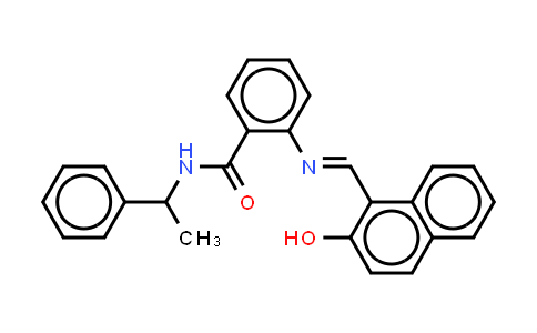 CAS No. 410536-97-9, {2-[(2-Hydroxynaphthalen-1-ylmethylene)amino]}-N-(1-phenethyl)benzamide (Sirtinol