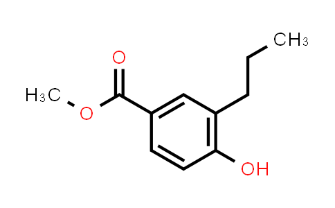 CAS No. 105211-78-7, 4-Hydroxy-3-propylbenzoic acid methyl ester