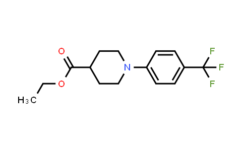 CAS No. 253446-38-7, 1-(4-Trifluoromethylphenyl)piperidine-4-carboxylic acid ethyl ester