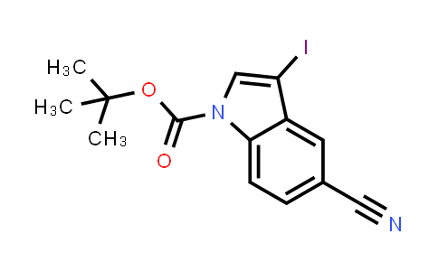 DY455929 | 864685-26-7 | 5-Cyano-3-iodoindole-1-carboxylic acid tert-butyl ester