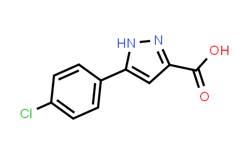 CAS No. 54006-63-2, 5-(4-Chlorophenyl)-1H-pyrazole-3-carboxylic acid