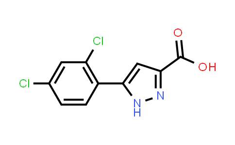 CAS No. 78874-27-8, 5-(2,4-Dichlorophenyl)-1H-pyrazole-3-carboxylic acid