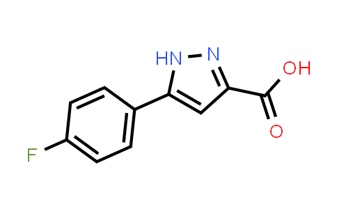 CAS No. 870704-22-6, 5-(4-Fluorophenyl)-1H-pyrazole-3-carboxylic acid