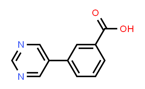 CAS No. 852180-74-6, 3-Pyrimidin-5-yl-benzoic acid