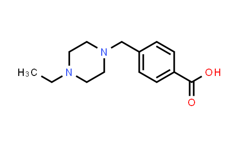 CAS No. 895519-97-8, 4-(4-Ethylpiperazin-1-ylmethyl)benzoic acid