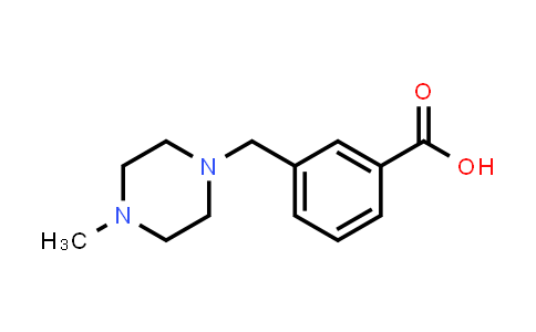 CAS No. 514209-42-8, 3-(4-Methylpiperazin-1-ylmethyl)benzoic acid