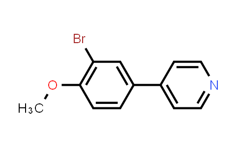 191602-60-5 | 4-(3-Bromo-4-methoxyphenyl)pyridine