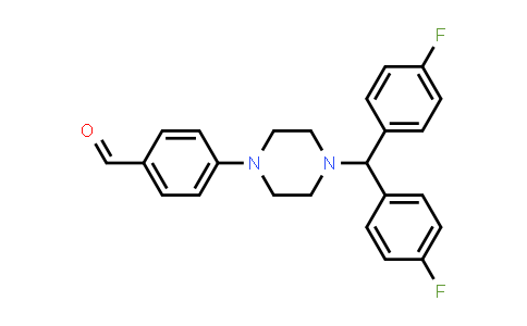 CAS No. 914349-58-9, 4-{4-[Bis(4-fluorophenyl)methyl]piperazin-1-yl}benzaldehyde
