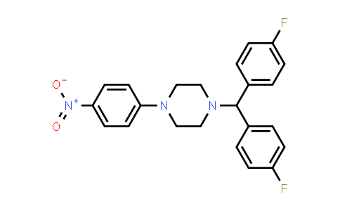 CAS No. 851472-82-7, 1-[Bis(4-fluorophenyl)methyl]-4-(4-nitrophenyl)piperazine
