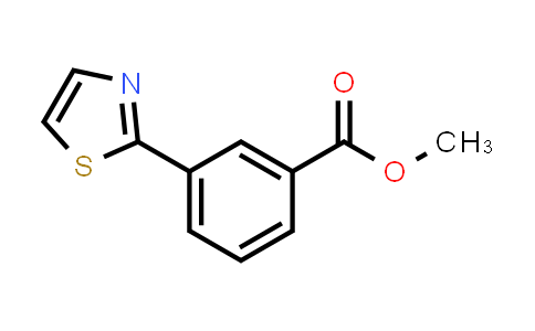 CAS No. 168618-63-1, Methyl 3-thiazol-2-yl-benzoate