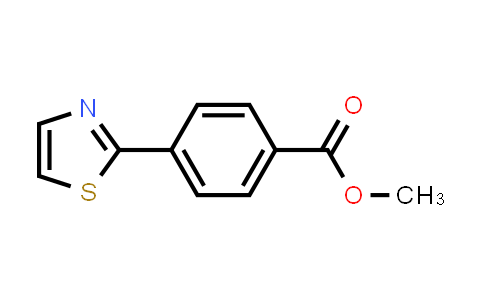 CAS No. 305806-42-2, Methyl 4-thiazol-2-yl-benzoate