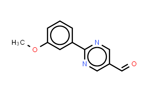 CAS No. 1119398-70-7, 2-(3-Methoxyphenyl)pyrimidine-5-carboxaldehye