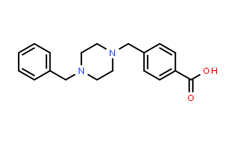 CAS No. 359801-19-7, 4-(4-Benzylpiperazin-1-ylmethyl)benzoic acid