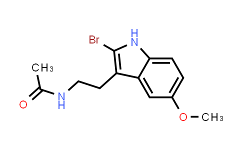 CAS No. 142959-59-9, N-[2-(2-Bromo-5-methoxy-1H-indol-3-yl)ethyl]acetamide