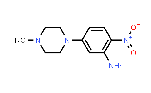 CAS No. 23491-48-7, 5-(4-Methylpiperazin-1-yl)-2-nitrophenylamine