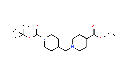 CAS No. 914347-36-7, N-(tert-Butoxycarbonyl)piperidin-4-ylmethylpiperidine-4-carboxylic acid methyl ester