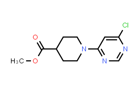 CAS No. 914347-88-9, 1-(6-Chloropyrimidin-4-yl)piperidine-4-carboxylic acid methyl ester