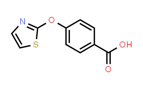 CAS No. 56355-20-5, 4-(2-Thiazolyloxy)benzoic acid