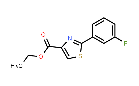 CAS No. 132089-37-3, 2-(3-Fluorophenyl)thiazole-4-carboxylic acid ethyl ester