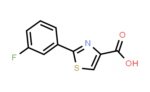 CAS No. 886369-06-8, 2-(3-Fluorophenyl)thiazole-4-carboxylic acid