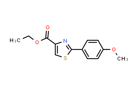 CAS No. 57677-79-9, 2-(4-Methoxyphenyl)thiazole-4-carboxylic acid ethyl ester