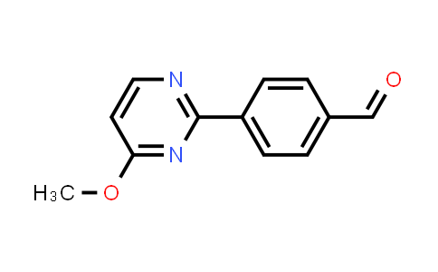 CAS No. 433920-94-6, 4-(4-Methoxypyrimidin-2-yl)benzaldehyde