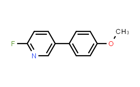 CAS No. 444120-93-8, 2-fluoro-5-(4-methoxy-phenyl)-pyridine