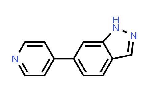 CAS No. 885271-89-6, 6-Pyridin-4-yl-1H-indazole